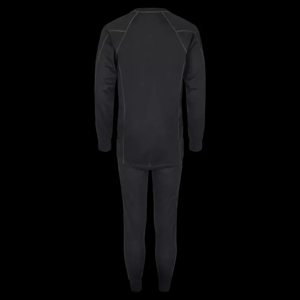 Discount Nanok Active Set Black - Voksen Skiundertøj Sort