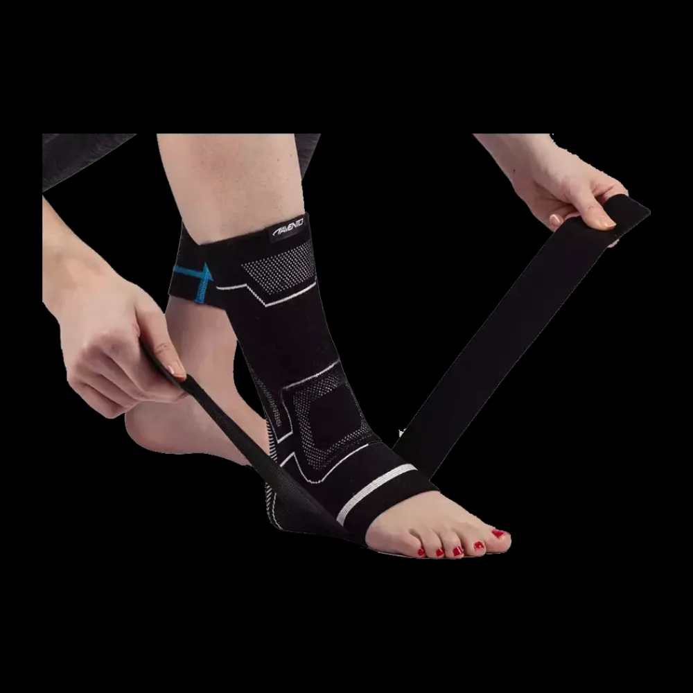 Sale Avento Ankle Compression - Ankel Støttebind Sort