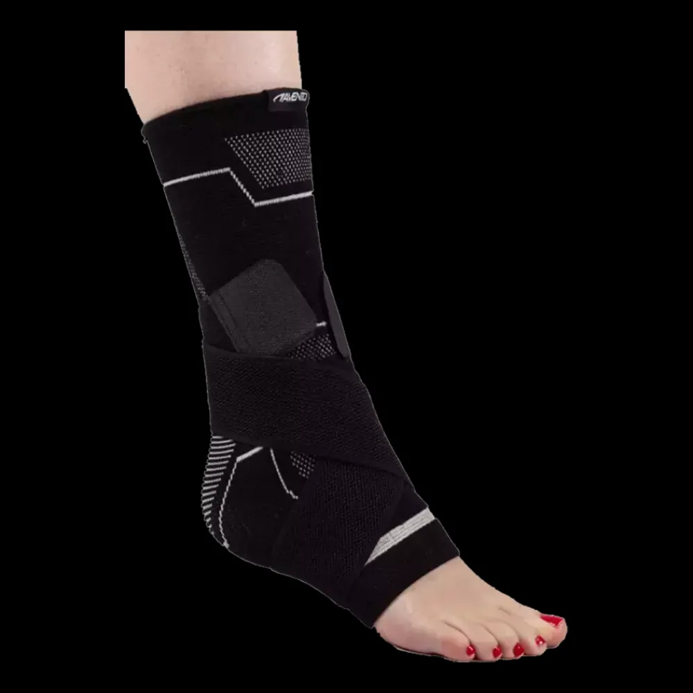 Sale Avento Ankle Compression - Ankel Støttebind Sort