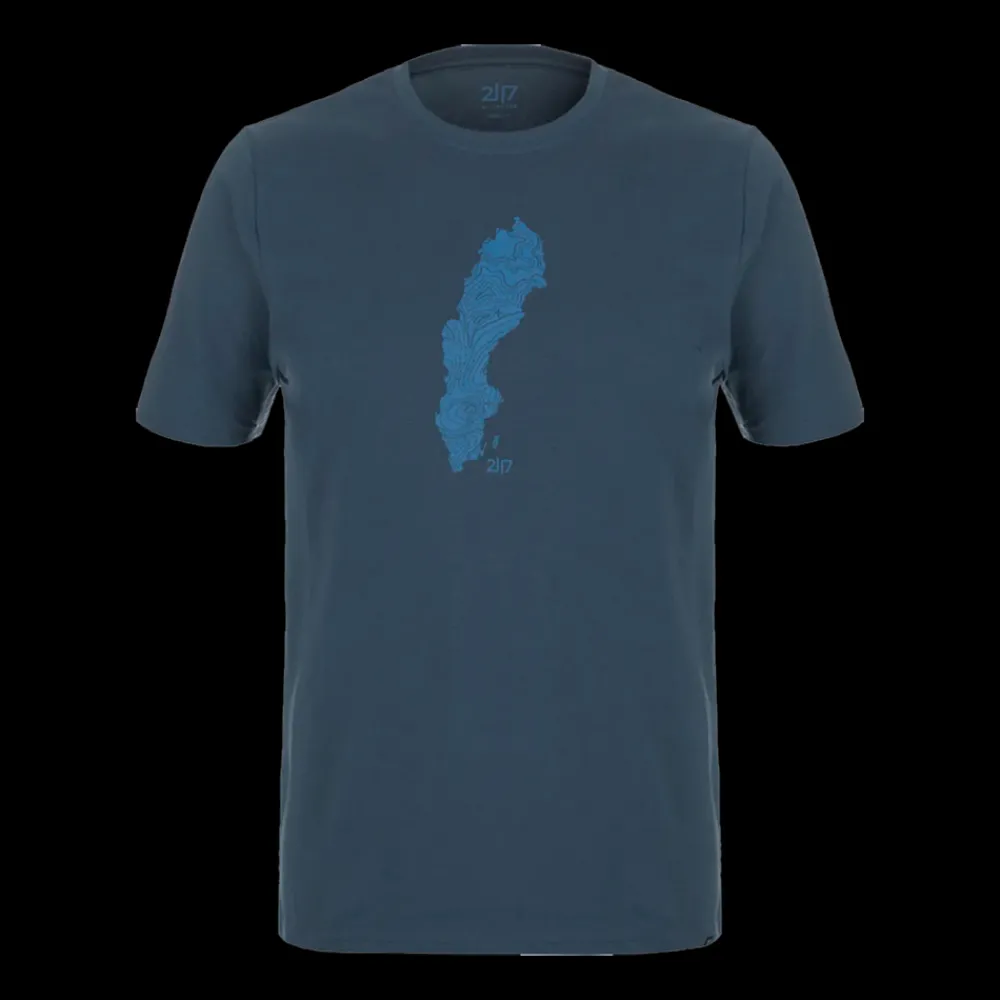 Clearance 2117 of Sweden Apelviken Tee - Herre T-shirt Blå