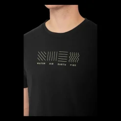 Online 2117 of Sweden Apelviken Tee - Herre T-shirt Sort