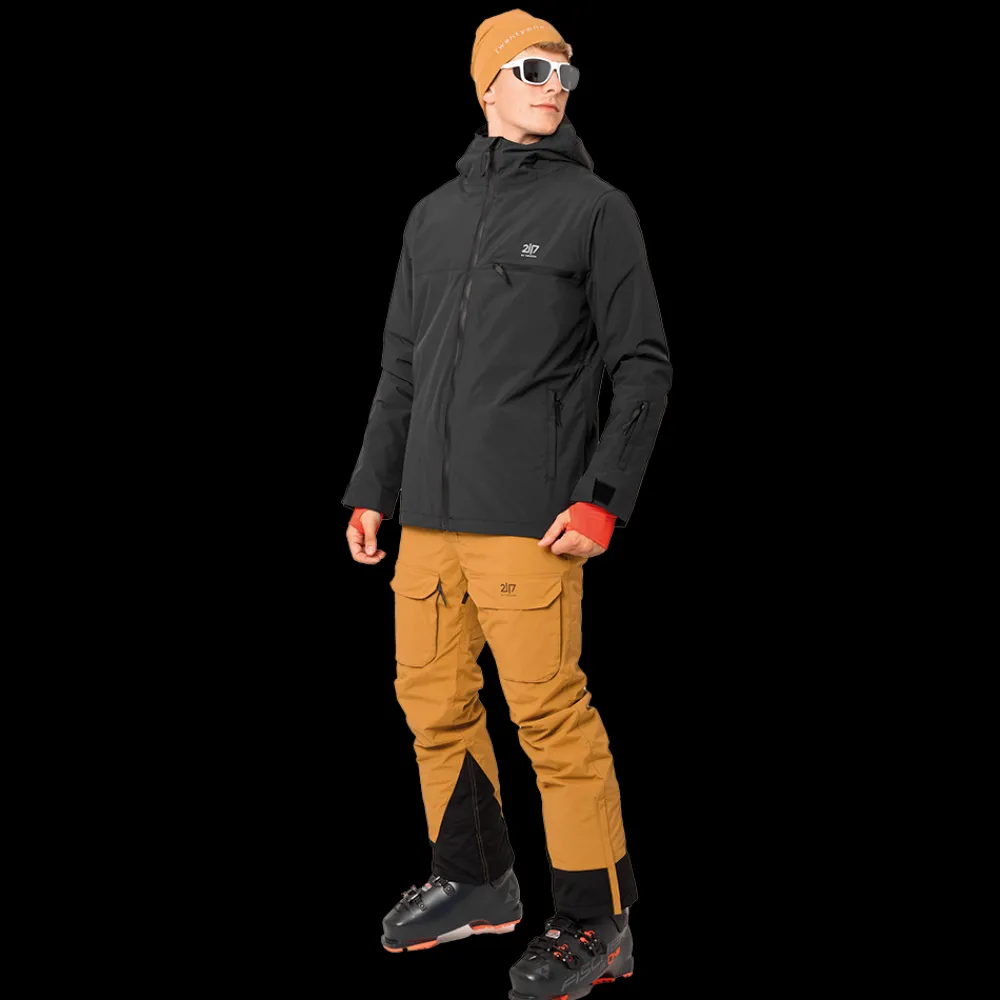 Outlet 2117 of Sweden Avan Padded Ski Jacket - Herre Ski- og Vinterjakke Sort