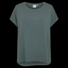 Sale Fabrin Copenhagen Bamboo Loose Fit Tee 25, W. - Dame T-Shirt Grøn