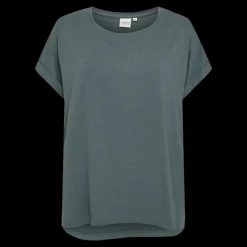 Sale Fabrin Copenhagen Bamboo Loose Fit Tee 25, W. - Dame T-Shirt Grøn