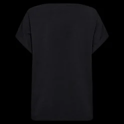 Sale Fabrin Copenhagen Bamboo Loose Fit Tee 25, W. - Dame T-Shirt Sort