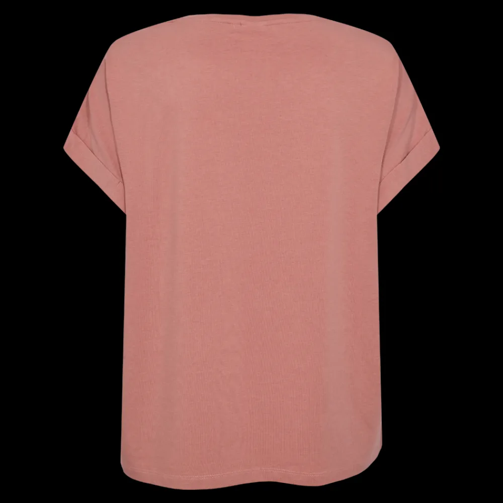 Online Fabrin Copenhagen Bamboo Loose Fit Tee 25, W. - Dame T-Shirt Lyserød