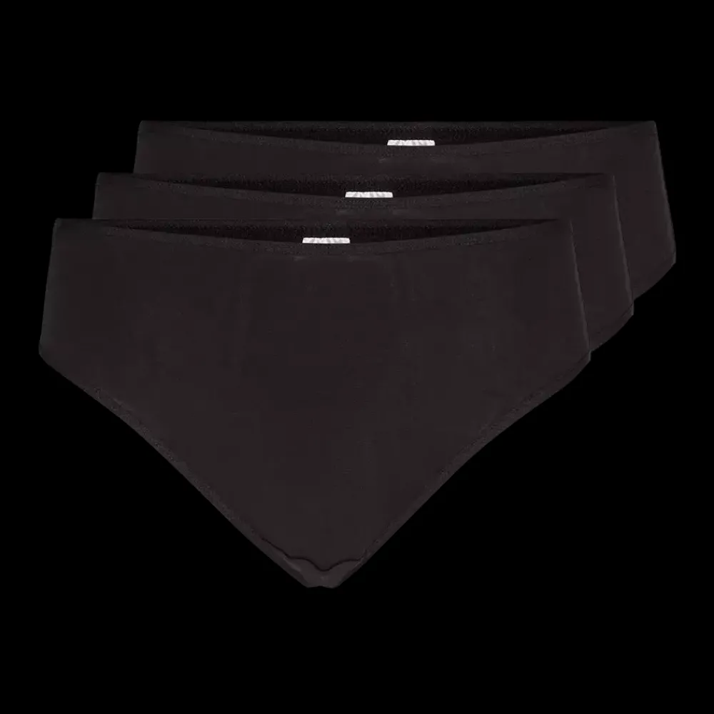 Hot Fabrin Copenhagen Bamboo Tai 3-Pack, W. - Dame Undertøj Sort
