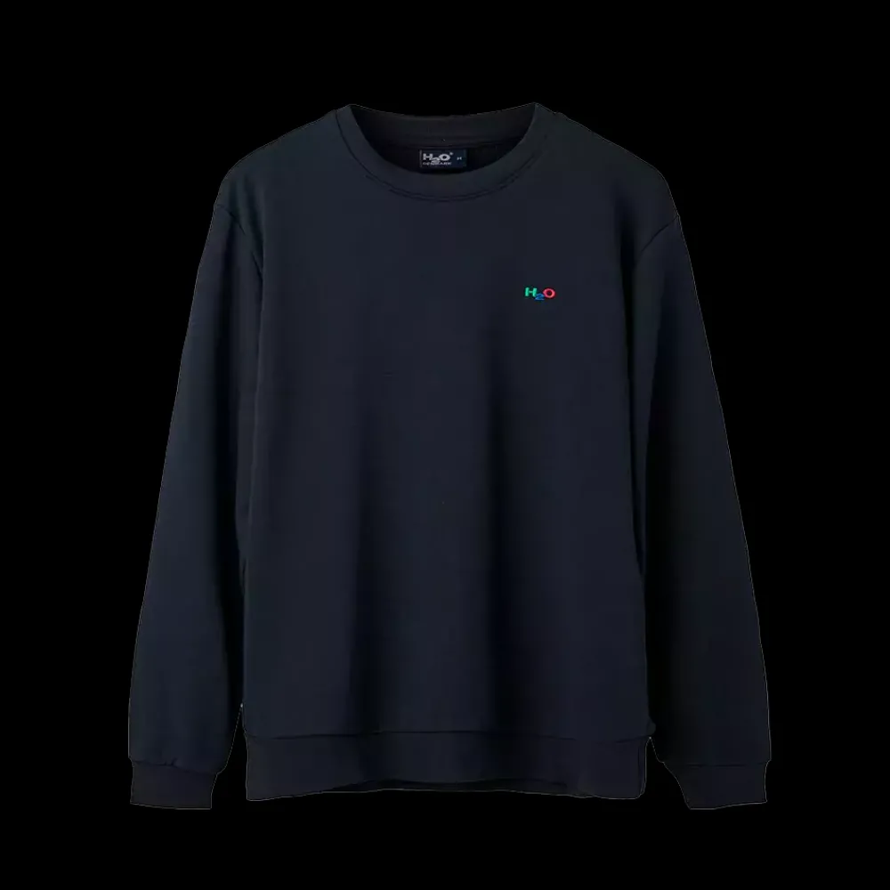 New H2O Base Sweat O-Neck - Sweat Shirt Blå
