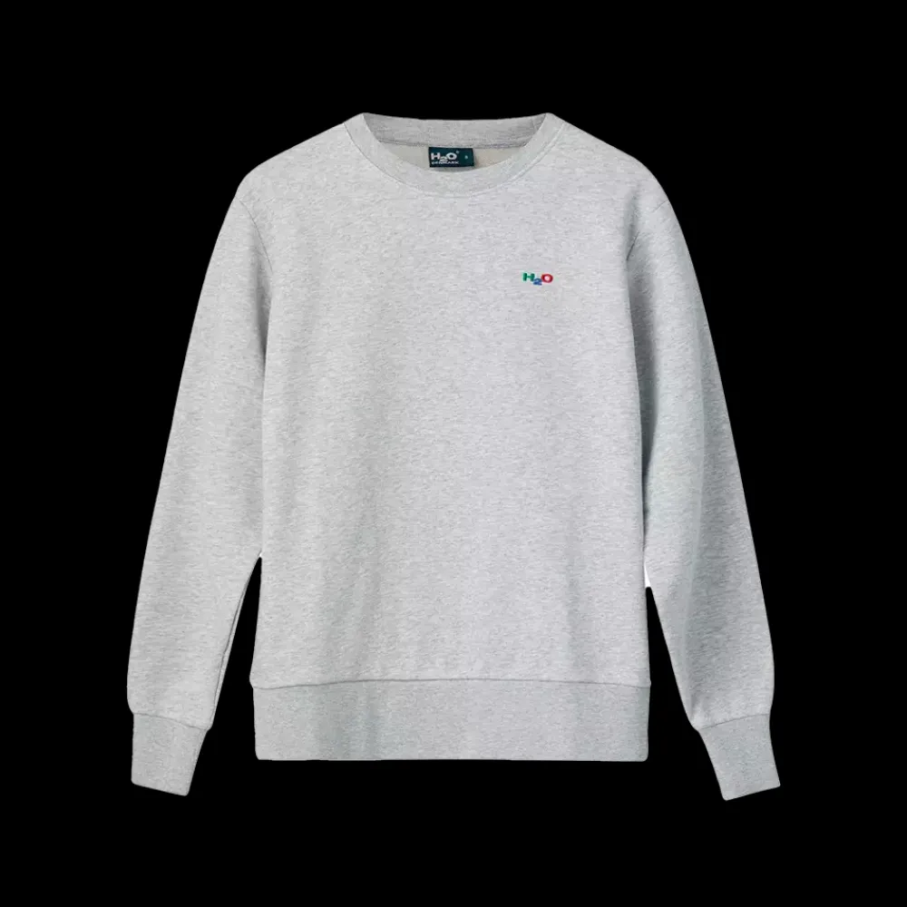 Clearance H2O Base Sweat O-Neck - Sweat Shirt Grå