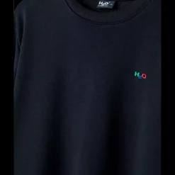 New H2O Base Sweat O-Neck - Sweat Shirt Blå