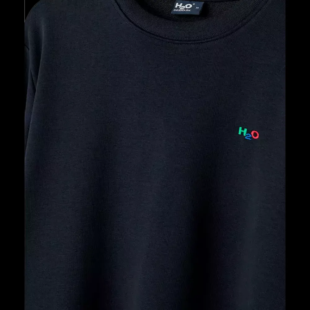 New H2O Base Sweat O-Neck - Sweat Shirt Blå