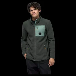 Clearance Bula Basecamp 2.0 Fleece - Herre Fleecetrøje Grøn