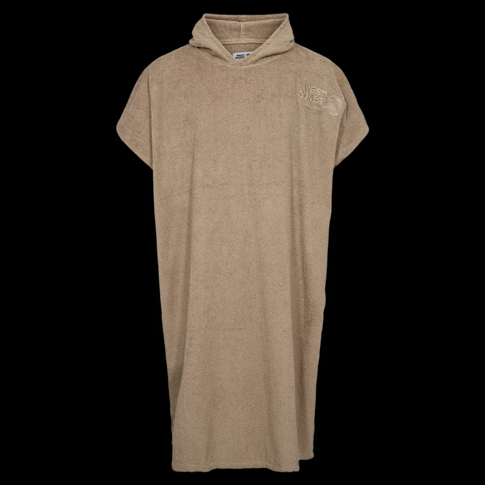 Online West Coast Denmark Beach Poncho Cotton Twill, Uni. - Voksen Badeponcho Sand