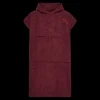 Hot West Coast Denmark Beach Poncho, Jr. - Børne Badeponcho Rød