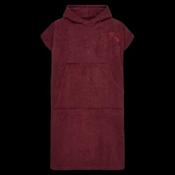 Hot West Coast Denmark Beach Poncho, Jr. - Børne Badeponcho Rød