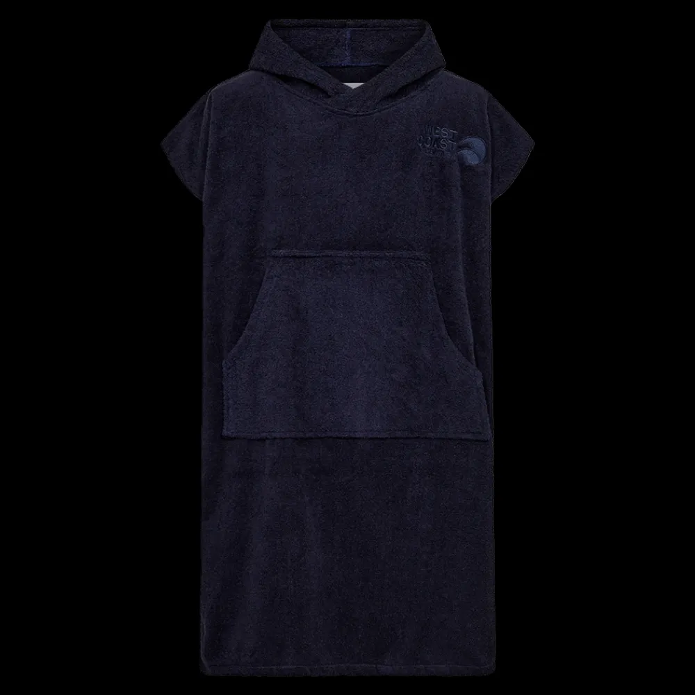 Sale West Coast Denmark Beach Poncho, Jr. - Børne Badeponcho Blå