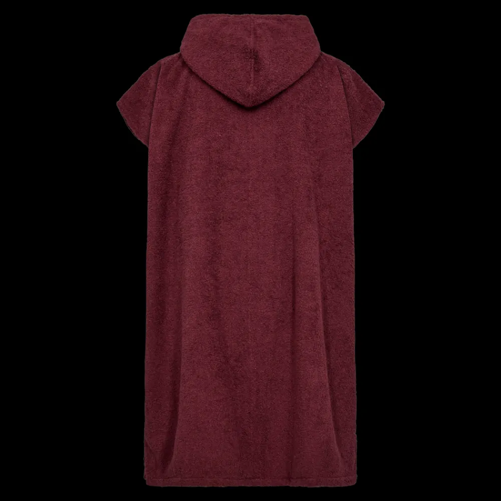 Hot West Coast Denmark Beach Poncho, Jr. - Børne Badeponcho Rød