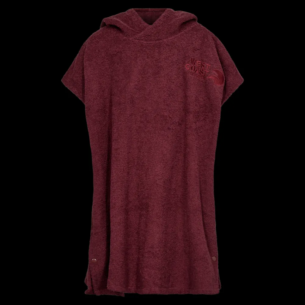 Sale West Coast Denmark Beach Poncho, Kids. - Børne Badeponcho Rød