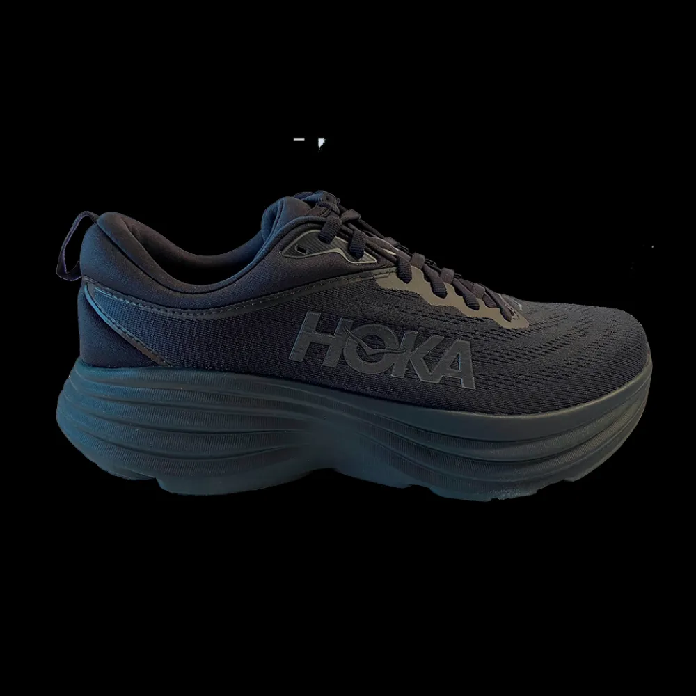 Clearance Hoka Bondi 8 - Herre Løbesko Sort