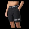 Discount Björn Borg Borg Shorts - Herre Shorts Sort/Hvid