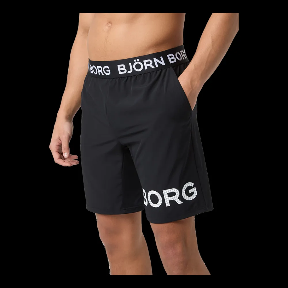 Discount Björn Borg Borg Shorts - Herre Shorts Sort/Hvid