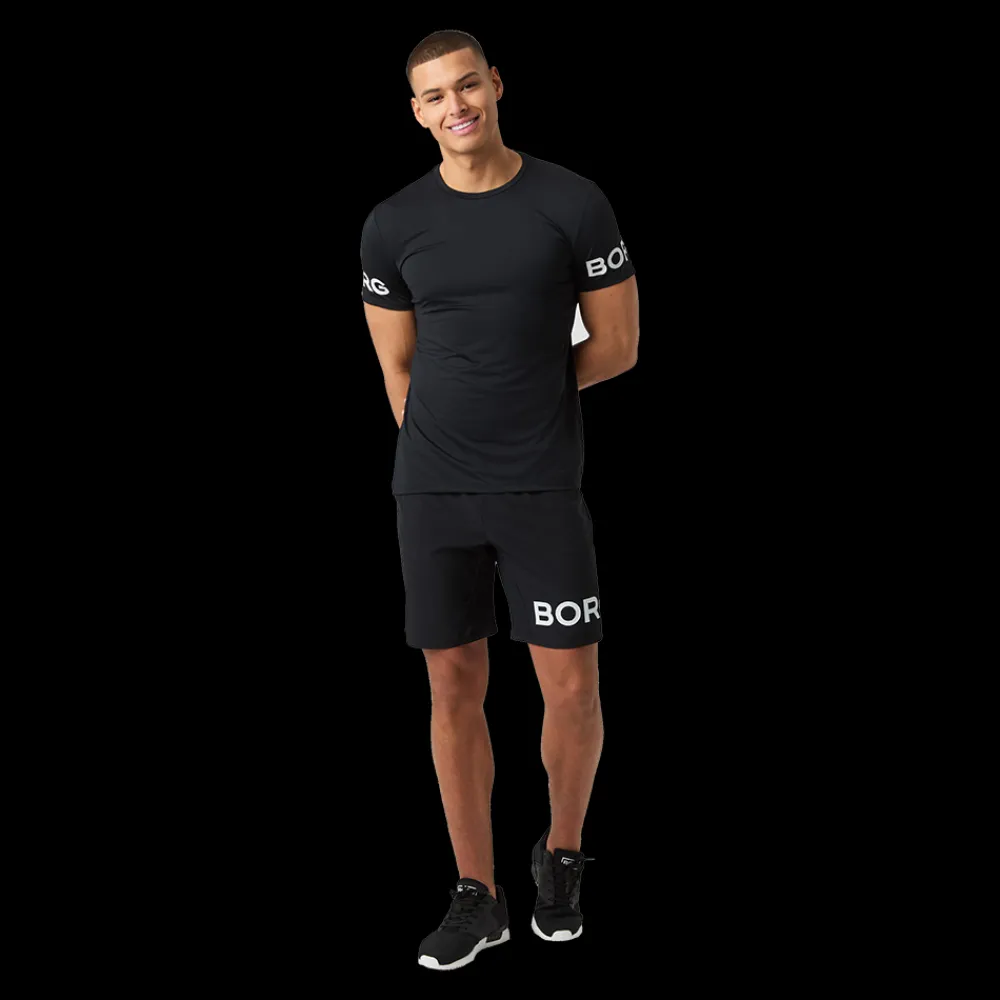 Discount Björn Borg Borg Shorts - Herre Shorts Sort/Hvid