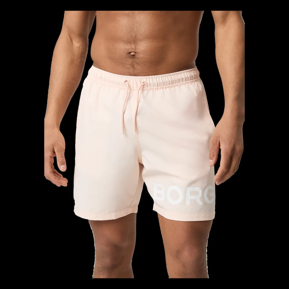Online Björn Borg Borg Swim Shorts - Herre Badeshorts Pink