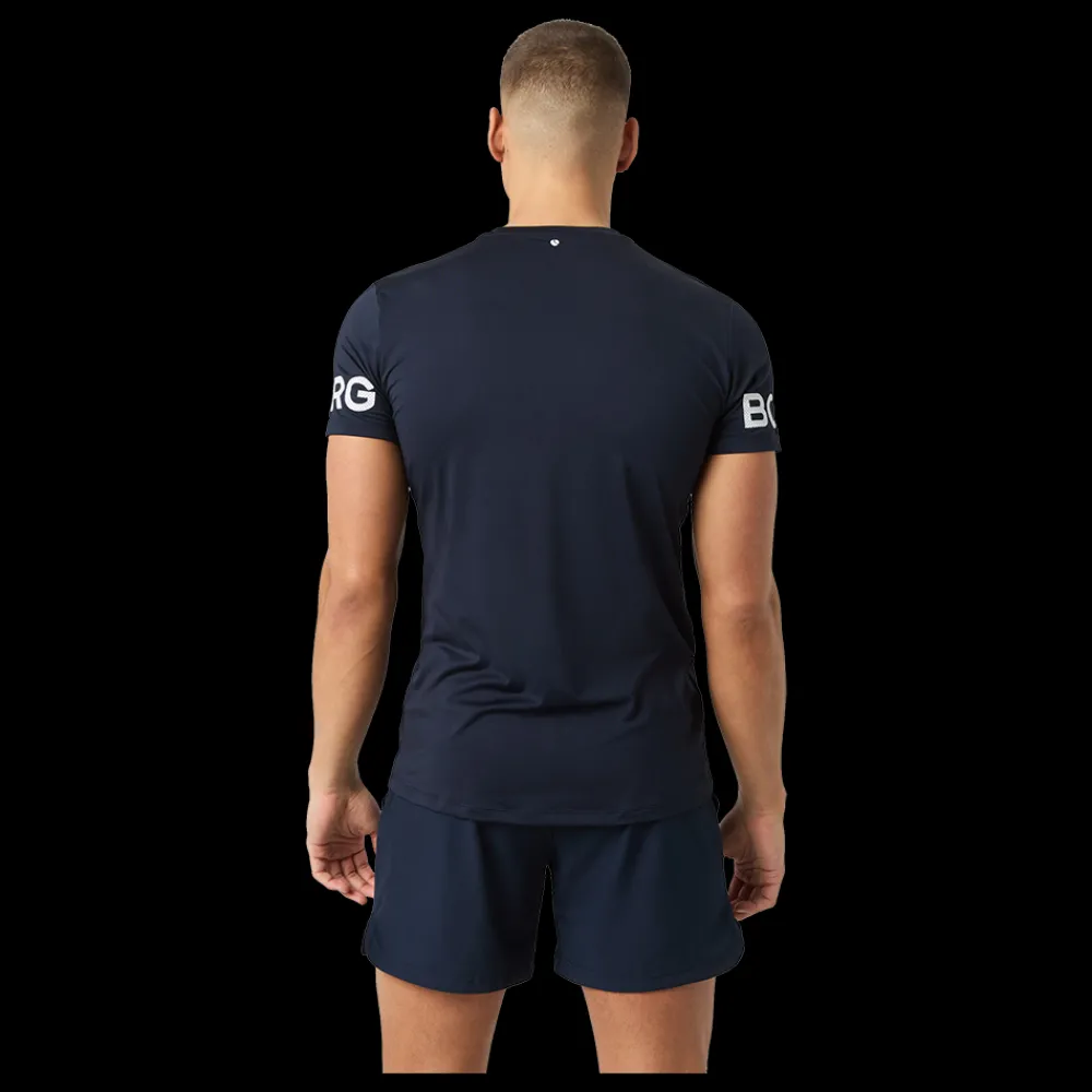 Hot Björn Borg Borg T-Shirt - Herre T-shirt Blå