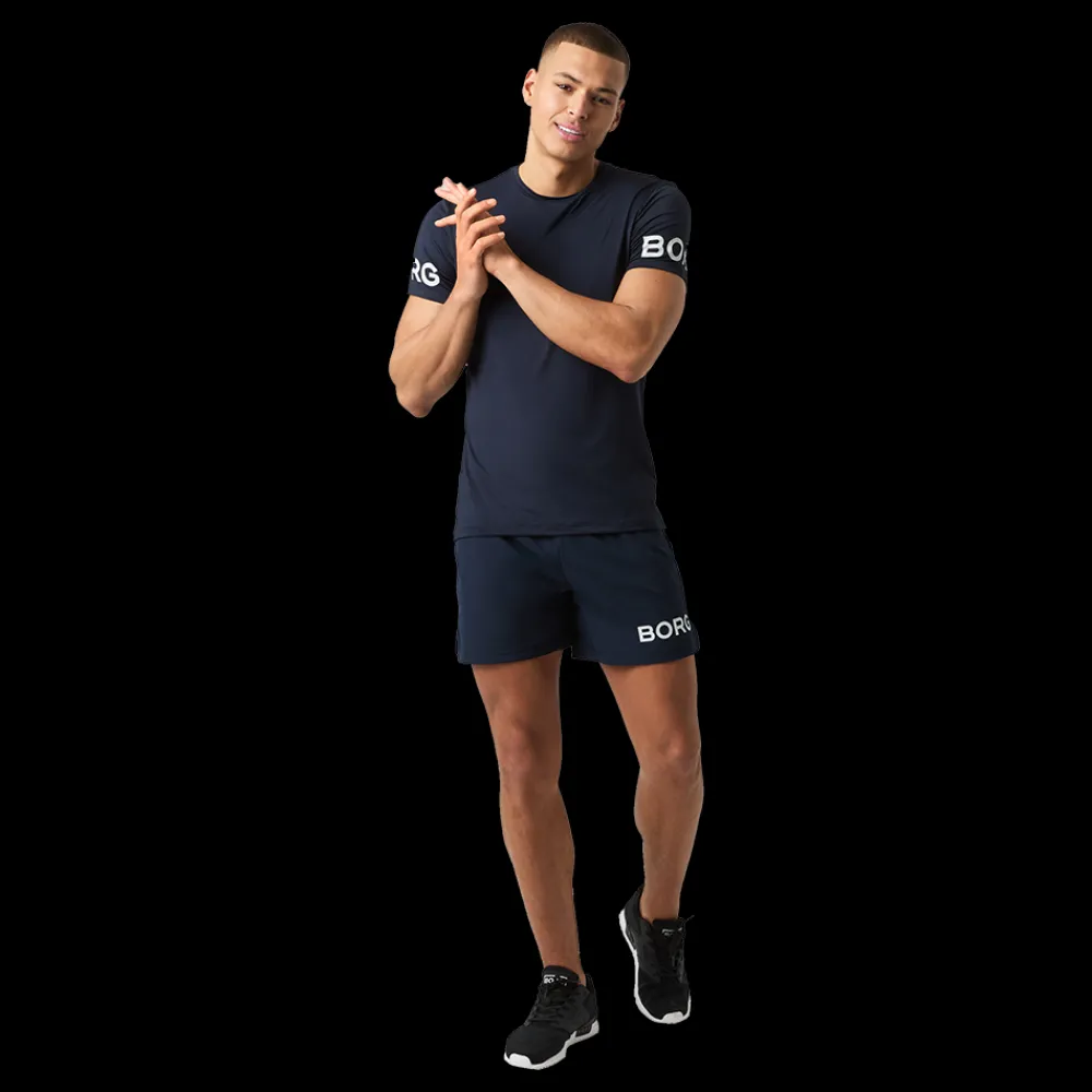 Hot Björn Borg Borg T-Shirt - Herre T-shirt Blå