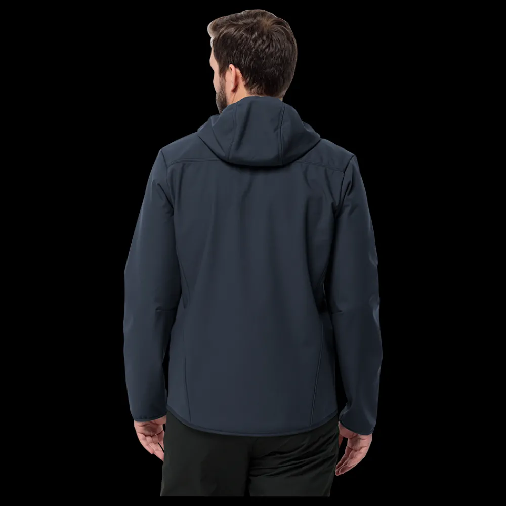 Outlet Jack Wolfskin Bornberg Hoody - Herre Fleecetrøje Blå