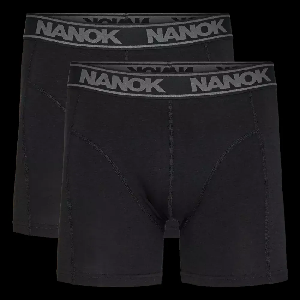 Sale Nanok Boxer 2 pack Bamboo, Sr - Herre Underbukser Sort