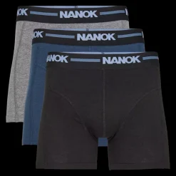 Best Nanok Boxer 3 pack Mix Cotton, Sr - Herre Underbukser Multi
