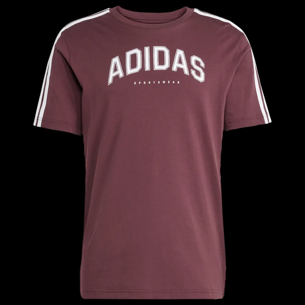 Fashion Adidas C College Tee - Herre T-shirt Rød