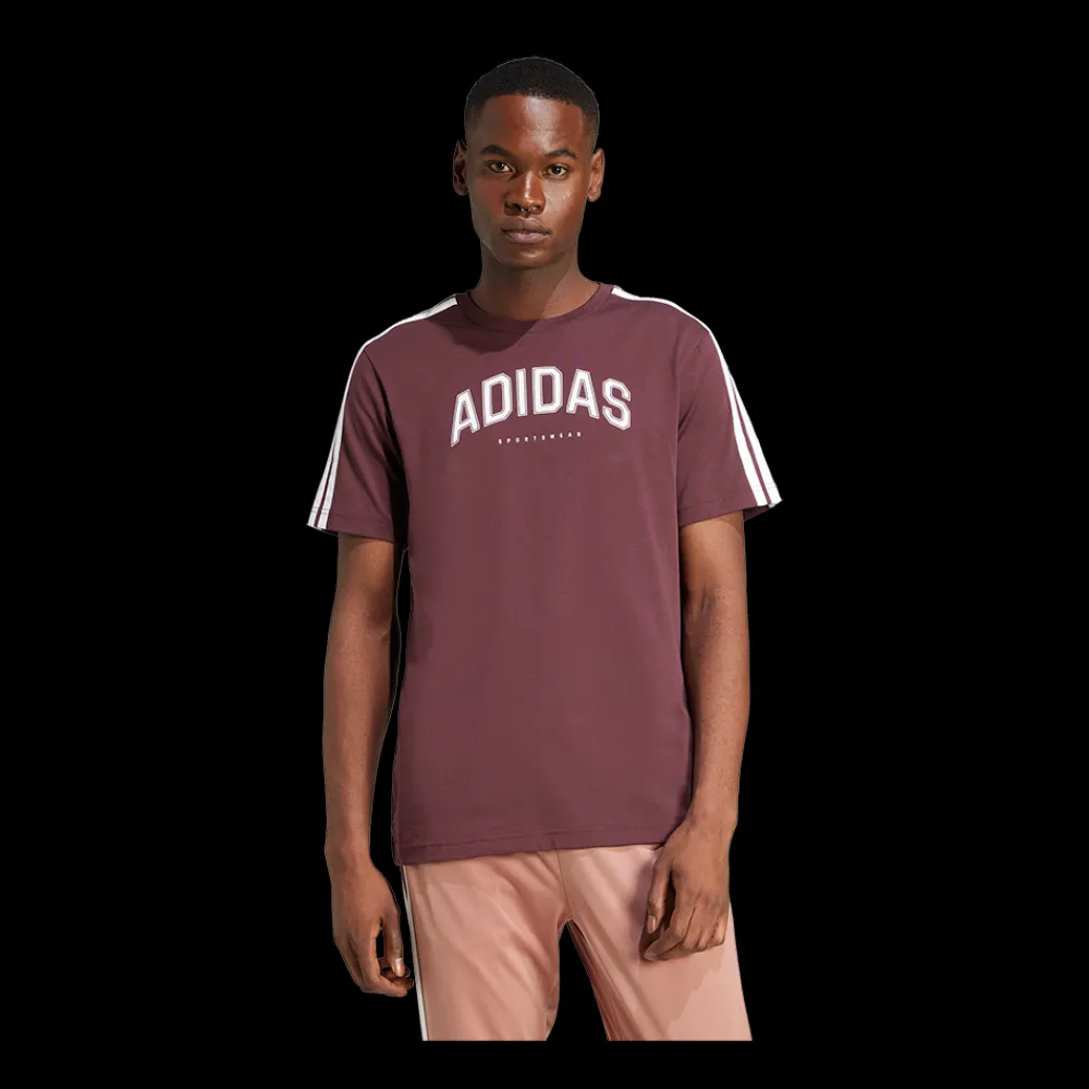 Fashion Adidas C College Tee - Herre T-shirt Rød