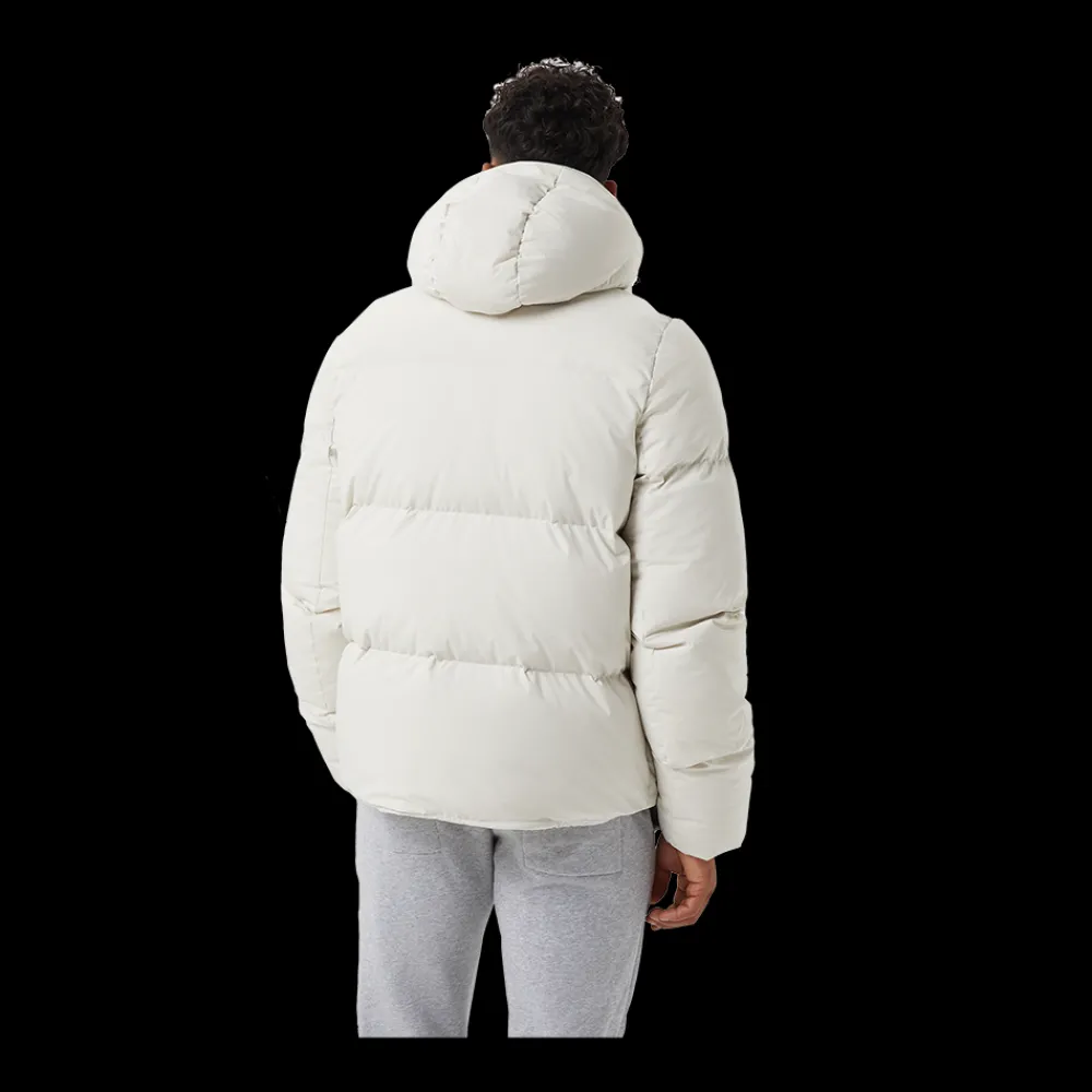 Clearance Björn Borg Centre Puffer Jacket - Herre Vinterjakke Hvid