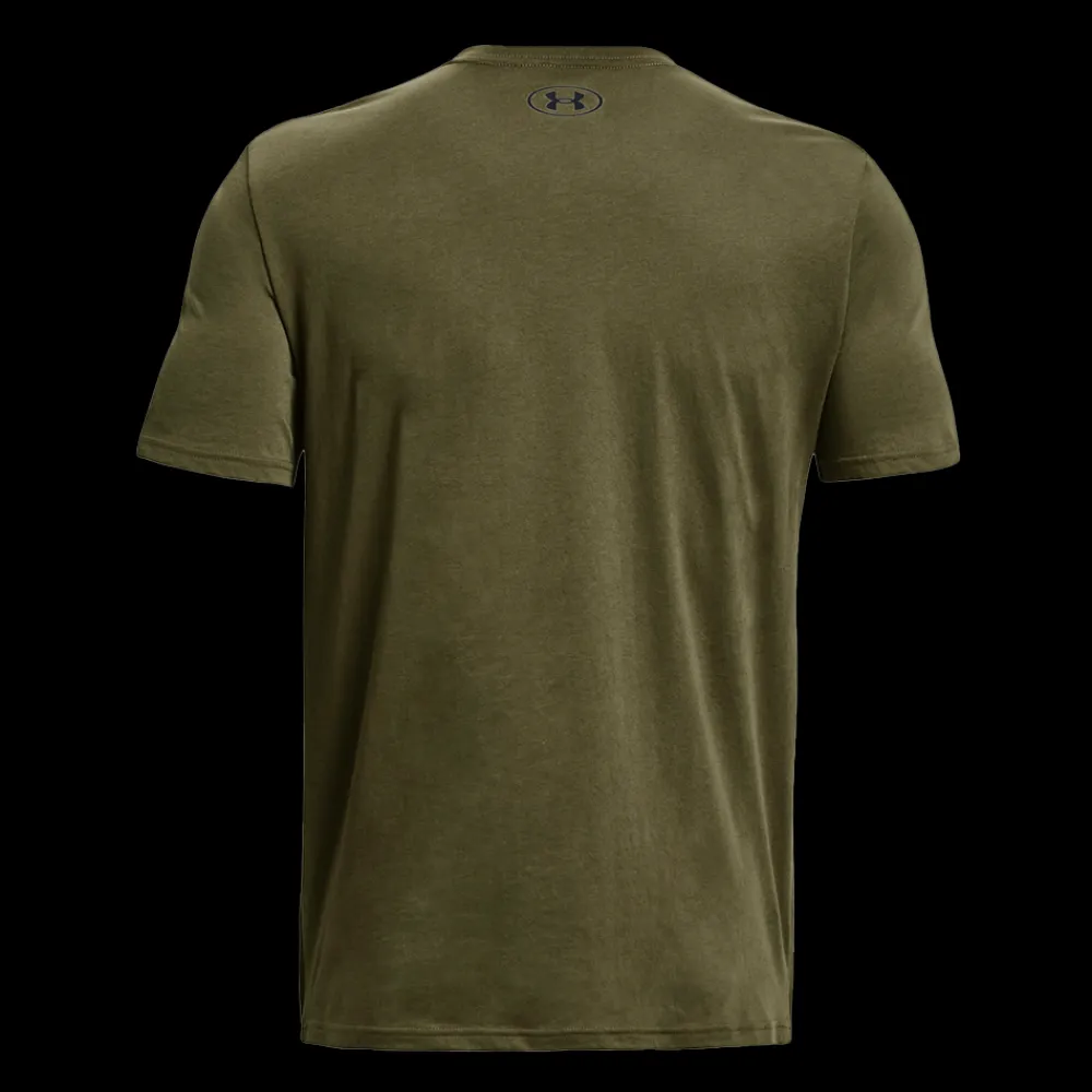 Outlet Under Armour Chest Logo Tee - Herre T-Shirt Grøn