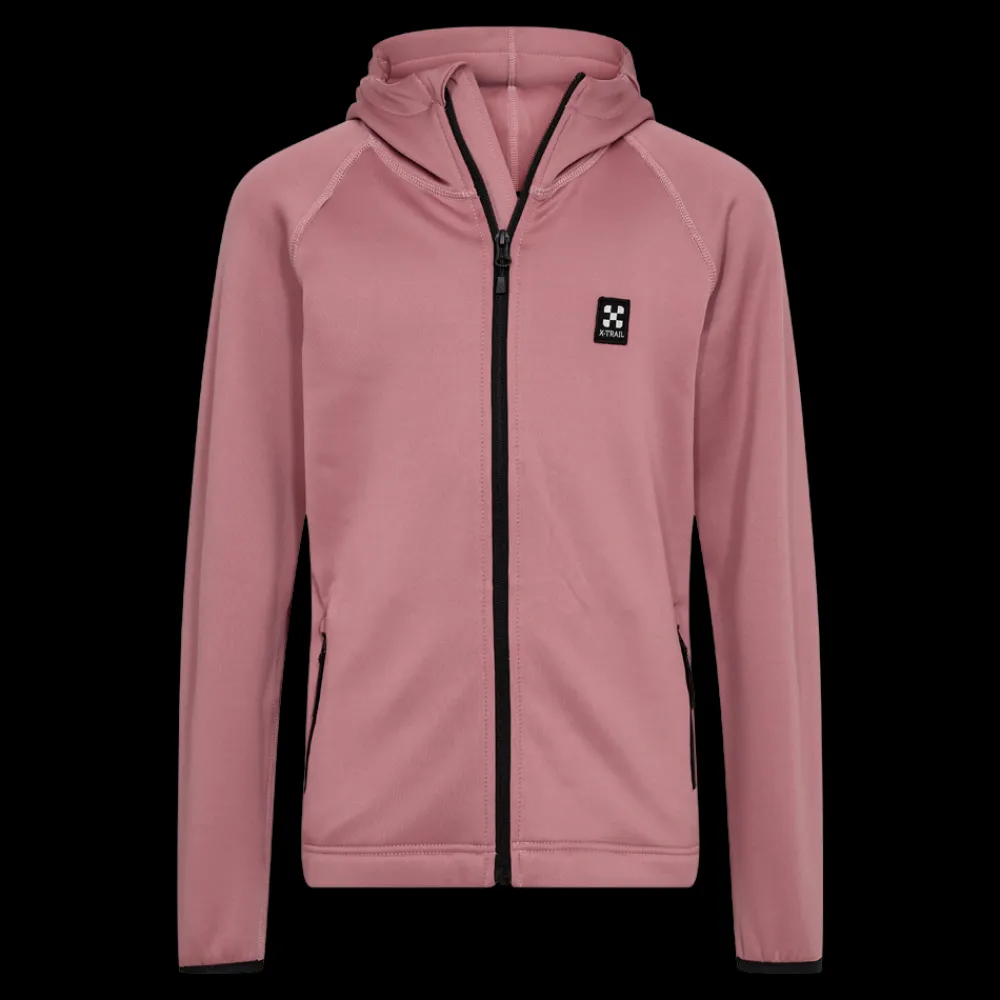 Discount X-Trail Colorado 24, Jr - Børne Fleecetrøje Lyserød