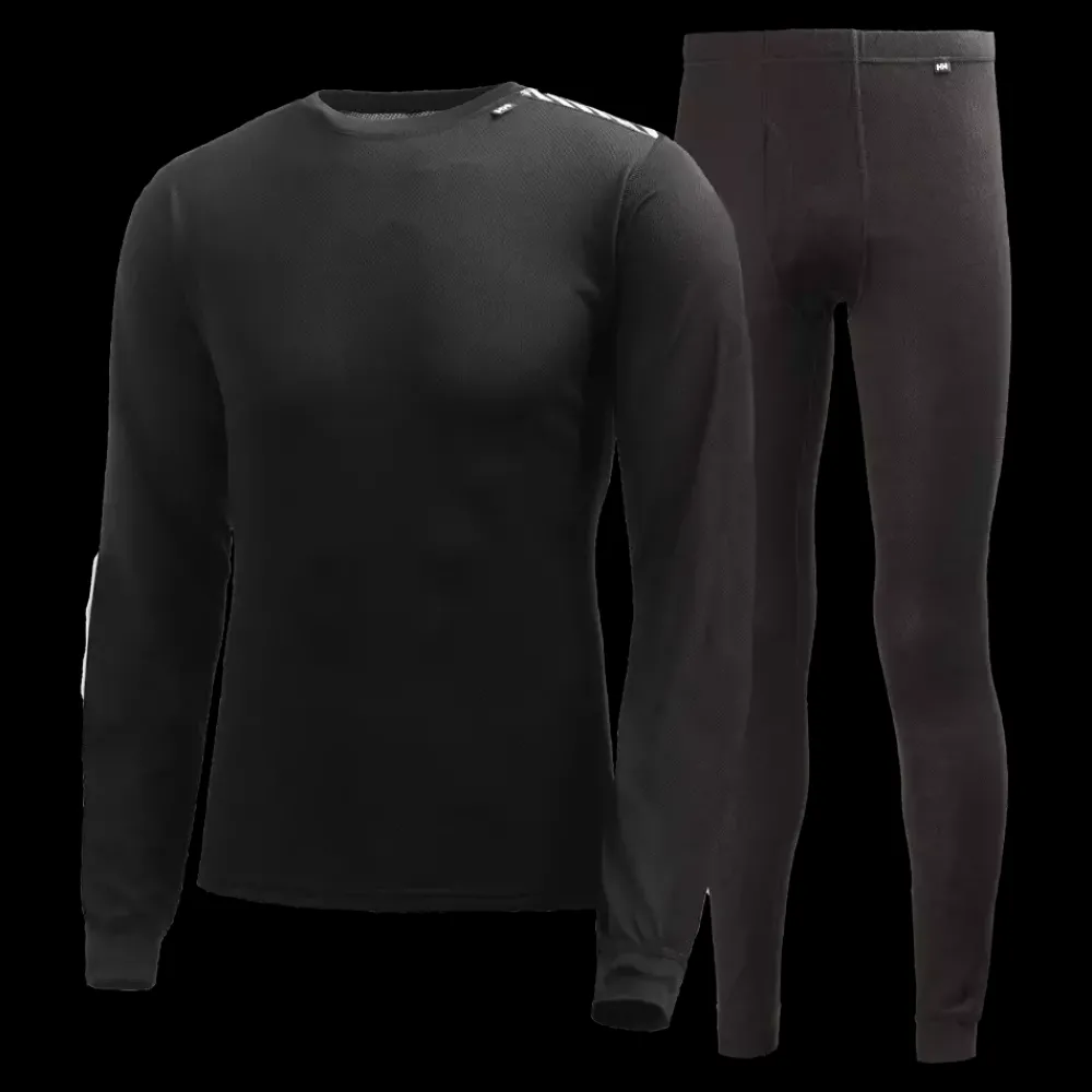 New Helly Hansen Comfort Dry - Skiundertøj sæt Sort