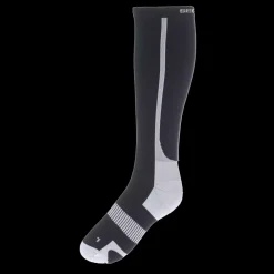 Fashion Seger Compression Running Sock - Voksen løbesokker Sort