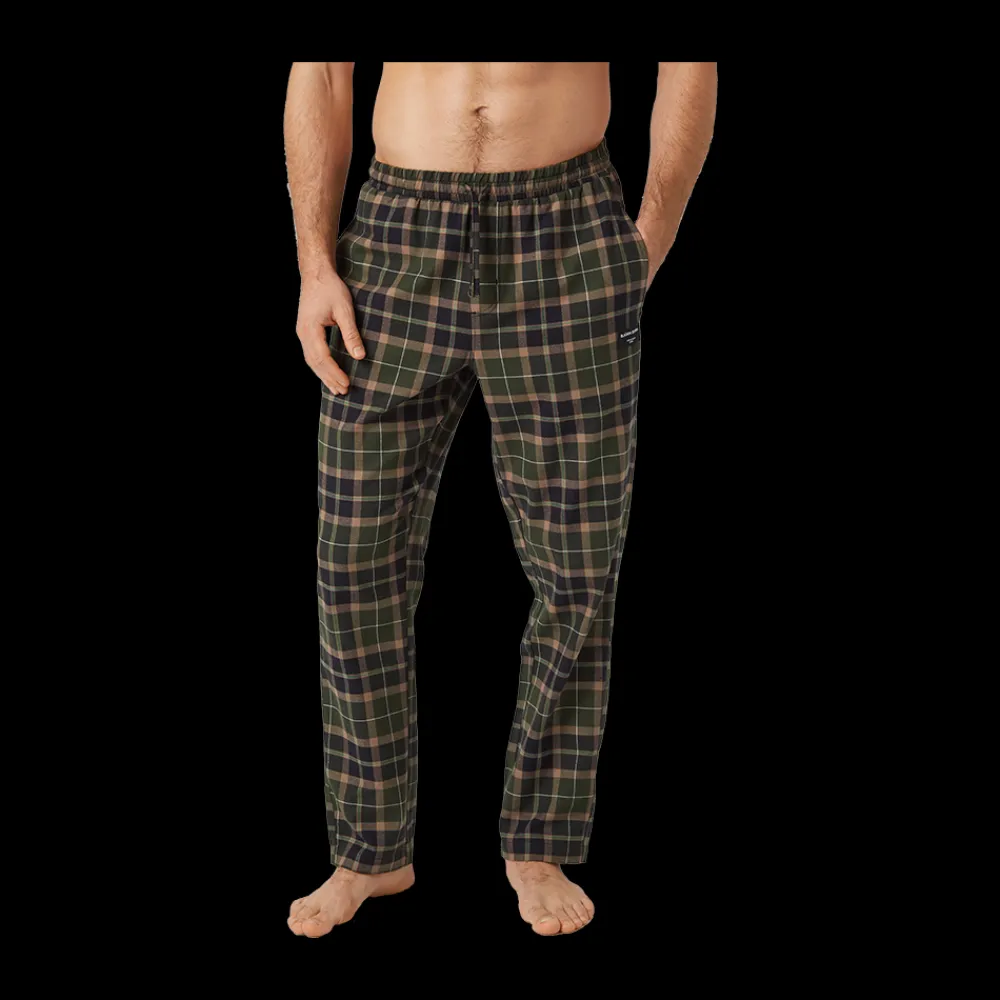 Fashion Björn Borg Core Flannel PJ Pants - Herre Nattøjs Bukser Grøn