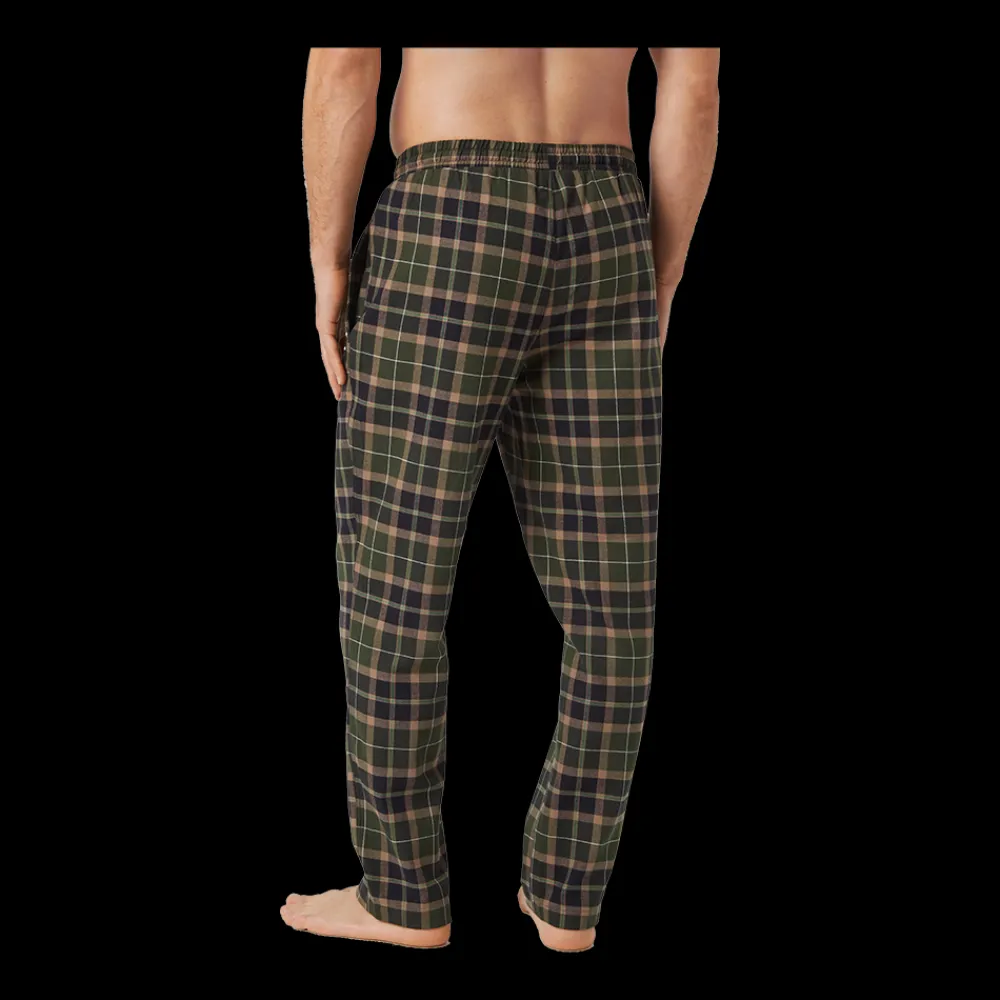 Fashion Björn Borg Core Flannel PJ Pants - Herre Nattøjs Bukser Grøn