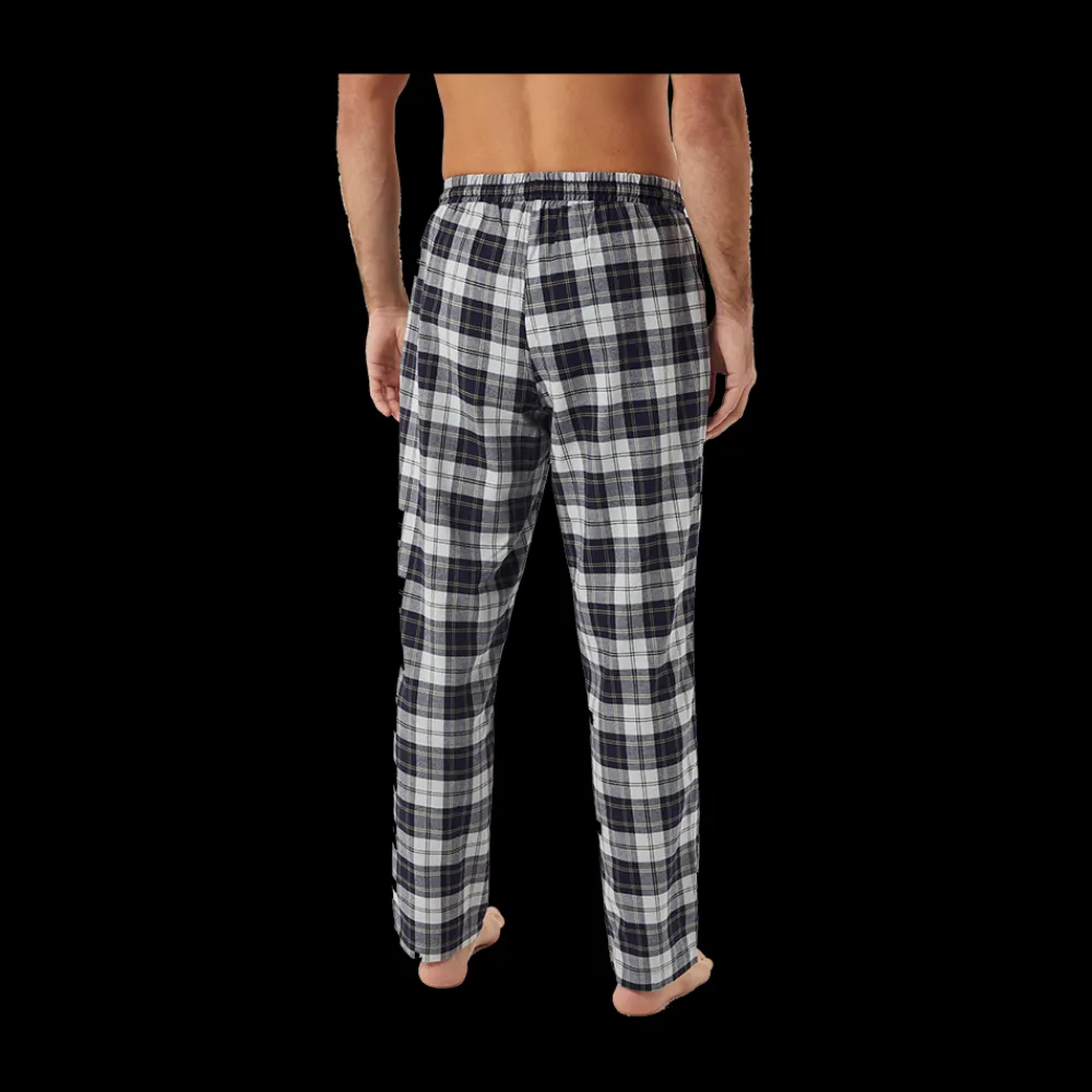 Best Björn Borg Core Flannel PJ Pants - Herre Nattøjs Bukser Blå