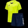 Hot Hummel Core XK Sæt Lime/Navy- Børne Sportstøj Gul/Blå