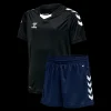 Clearance Hummel Core XK Sæt Sort/Navy- Børne Sportstøj Sort/Blå