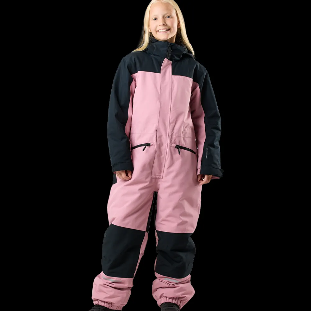 Clearance X-Trail Cortina Ski Overall Jr. - Børne Flyverdragt Lyserød