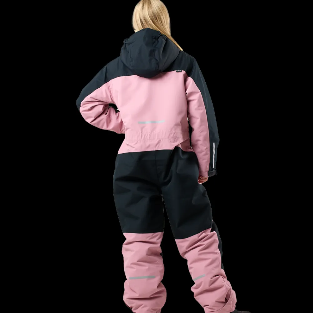 Clearance X-Trail Cortina Ski Overall Jr. - Børne Flyverdragt Lyserød