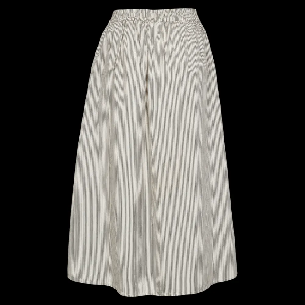 Discount Fabrin Copenhagen Cotton Skirt 25, W. - Dame Nederdel Grå
