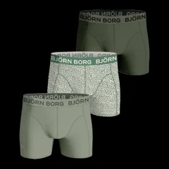 Outlet Björn Borg Cotton Stretch Boxer 3pack - Herre Underbukser Grå