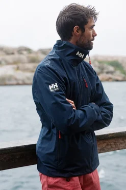Discount Helly Hansen Crew Jacket 2.0 - Herre Fritidsjakke Blå