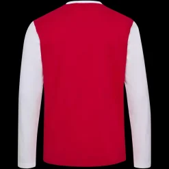 Hot Hummel DBU Fan Block LS Tee - Langærmet Fodbold T-Shirt Rød